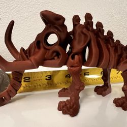 Skeleton Mamut 3D Printed Dinosaur, Gifts Toys.