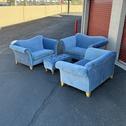 Blue Couch Set