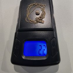 14 K Gold Necklace & 1gr Nugget