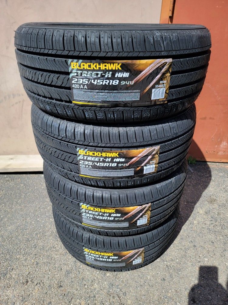 235 45 18 NEW TIRES CAMRY ALTIMA ACCORD KIA LEXUS SCION KIA BMW 