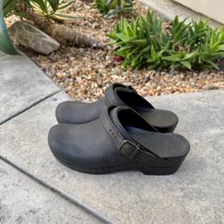 DANSKO Ingrid Black Oiled Women’s Clog Size 39 (8.5-9) NEW