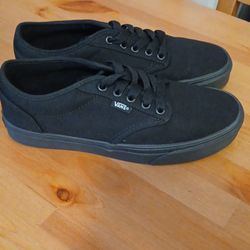 New Van's Men's Size 7.5 All Black