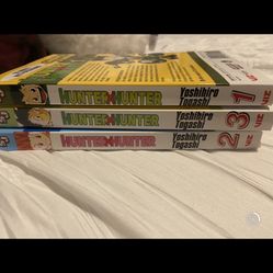 hunterxhunter manga 1,2,3