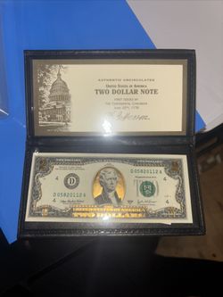 Uncirculated $2 Bill 