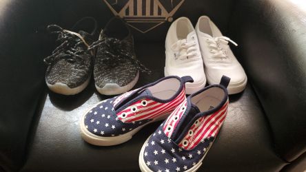 All, Size 8 toddler. VANS,GYMBOREE LIGHT UP TODDLER SHOES