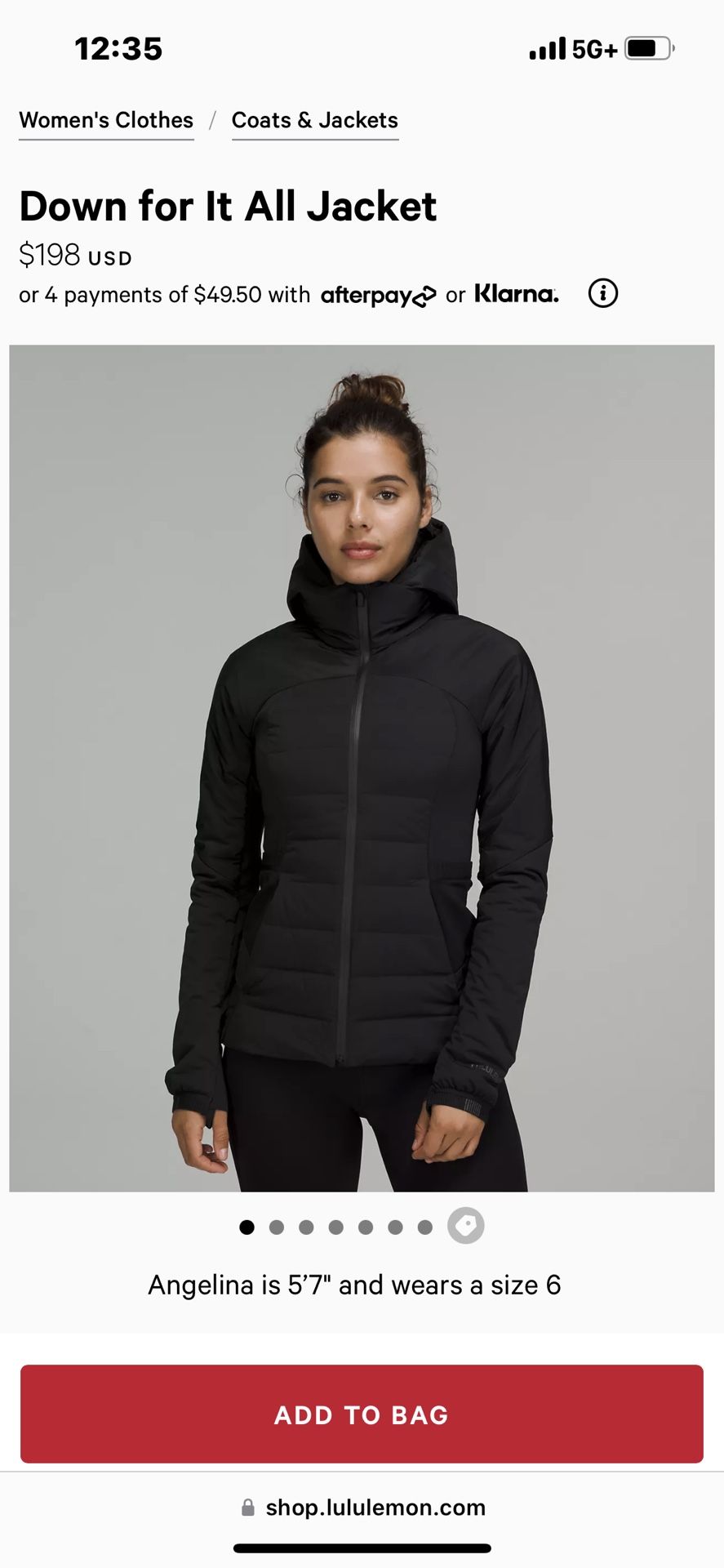 Lululemon Down For It All Jacket 