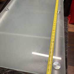 Glass TV  Console Table 44” X 24”