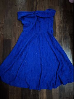 Royal blue sparkly dress size S