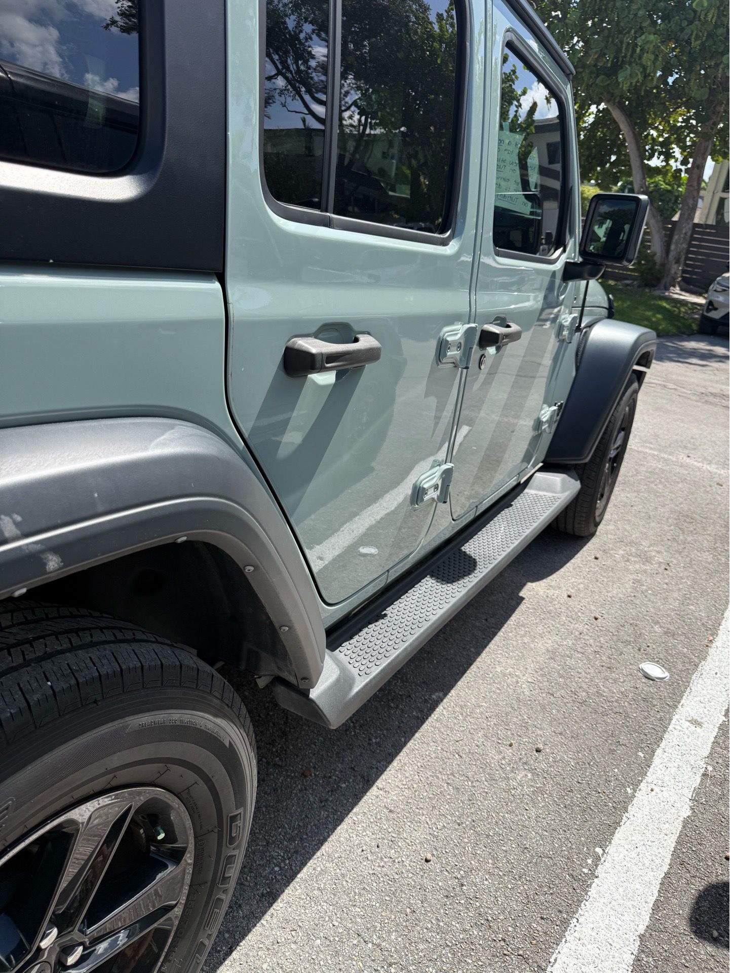 Jeep Wrangler Running Boards (2) Comes with Screws to Install