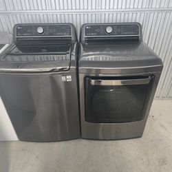 Lg Washer And Dryer Electric  Set 30 Day Warranty 