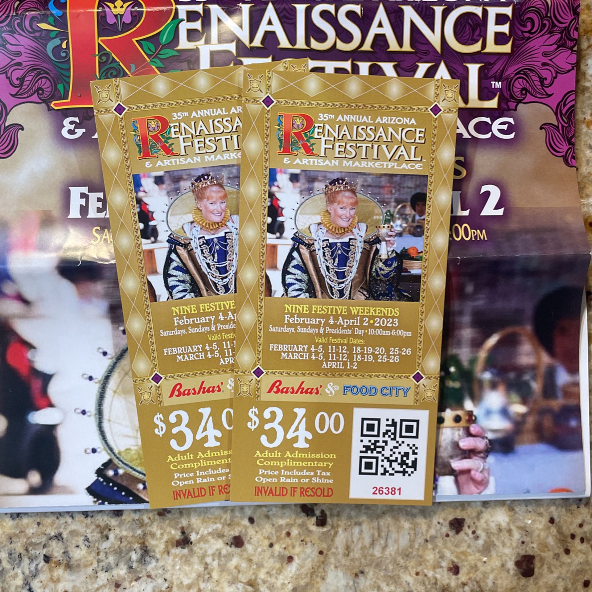 Renaissance Festival Tickets