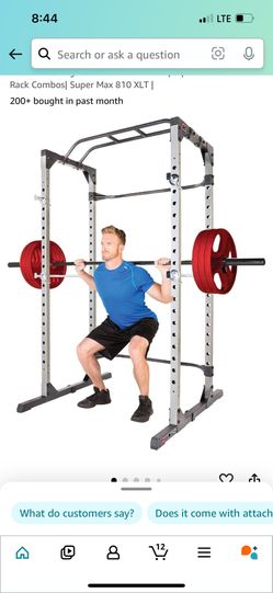 Fitness Reality Squat Rack Power Cage with Optional LAT Pulldown Leg Holdown Attachment Squat and Bench Rack Combos Super Max 810 XLT for Sale in Gardena CA OfferUp