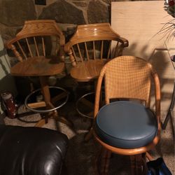 Wooden Bar Stools