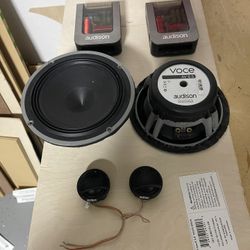 Set Of Audison Voce Speakers 6.5 Read Description