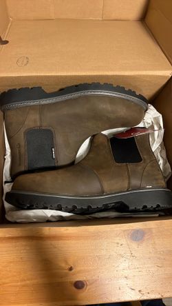 Wolverine Men's Floorhand Steel-Toe Romeo Work Boot Dark Brown W221018 size9.5