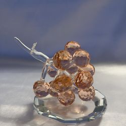 “Grapes” (Crystal Grapes Figurine) Part of the Sparkling Fruit Collection