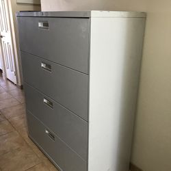 4 Drawer 36” W Lateral File Cabinet