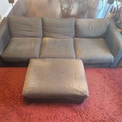 Sectional With Ottoman (Pet Free Home(