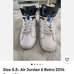 Jordan's Retro 6 5.5y