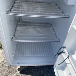Small White Fridge With Works Great