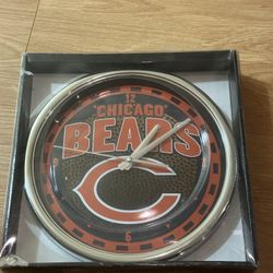 Chicago Bears Wall Clock