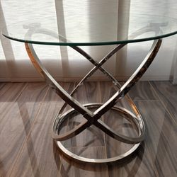 Glass End Table
