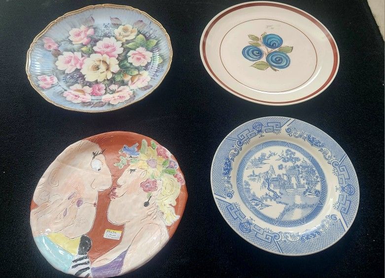 X4 Vintage Plates (All 4 for 20 bucks)