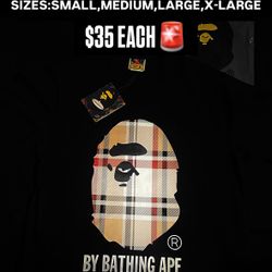 BAPE X BURBERRY SHIRT