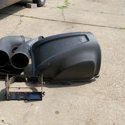 Bagger System For Riding Lawn Mower 