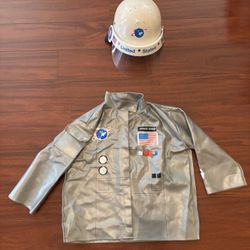 NASA Astronaut costume with helmet pretend dress up - kids