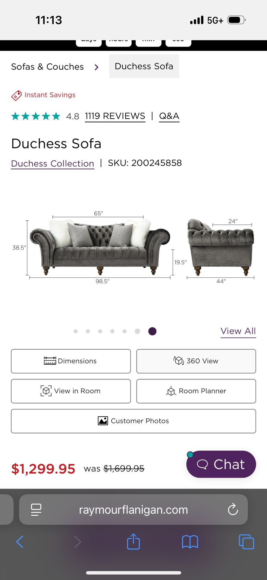Duchess Sofa