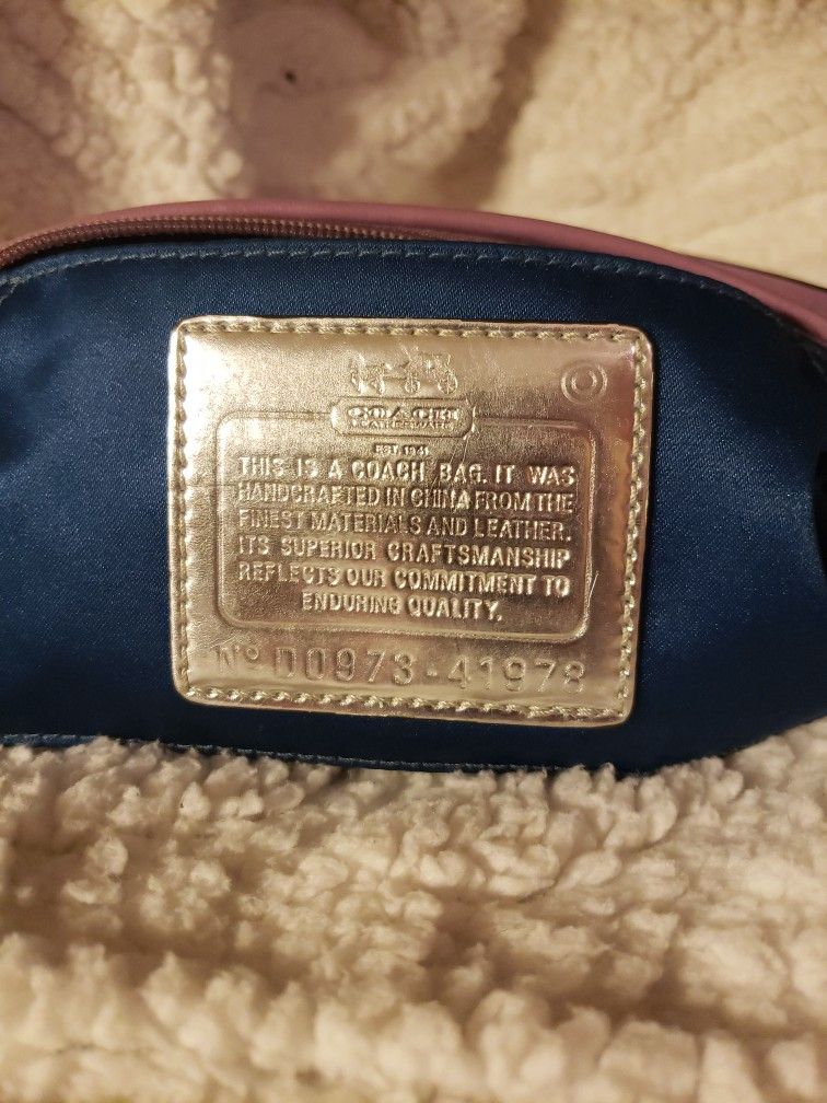 COACH Leather Wristlet