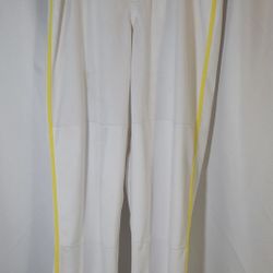 Nike Ken Griffey Jr Baseball Pants SZ-L Mariners Supersonics Rare Yellow White 