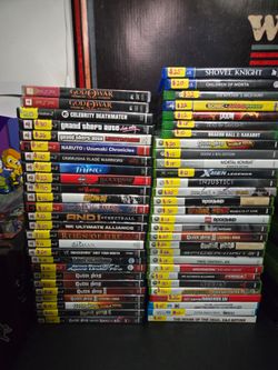 Playstation 2, Playstation 4, xbox360 and Xbox one games