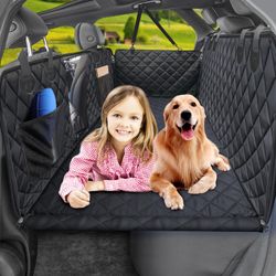 URPOWER Back Seat Extender for Dogs - Hard Bottom Dog Car Seat#3521EY2
