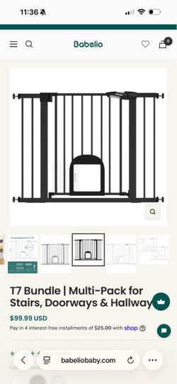 Babelio Bundle Baby Safety Gate