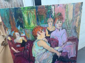 In the Salon of the Rue des Moulins Post