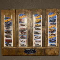 Hot Wheels Matchbox Custom Ford Wall Mount Display