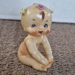 Vintage Ceramic Kewpie Baby Figurine
