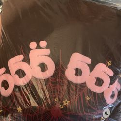 Brown And Pink 555 Sp5der Hoodie 