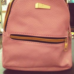 NIP PU Leather Mini Backpack