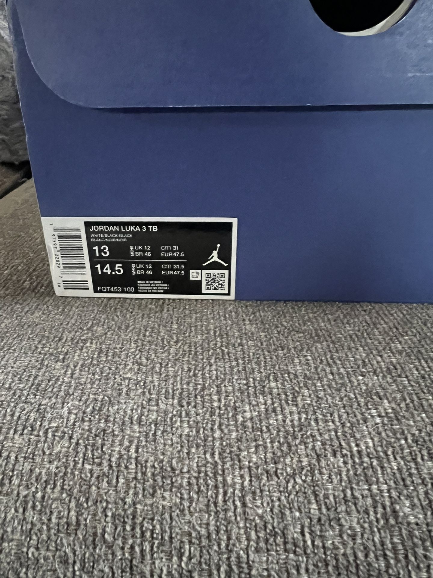 Jordan Luka TB3 Size 13 M