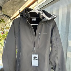 New Waterproof Hoodie Jacket Size Medium 