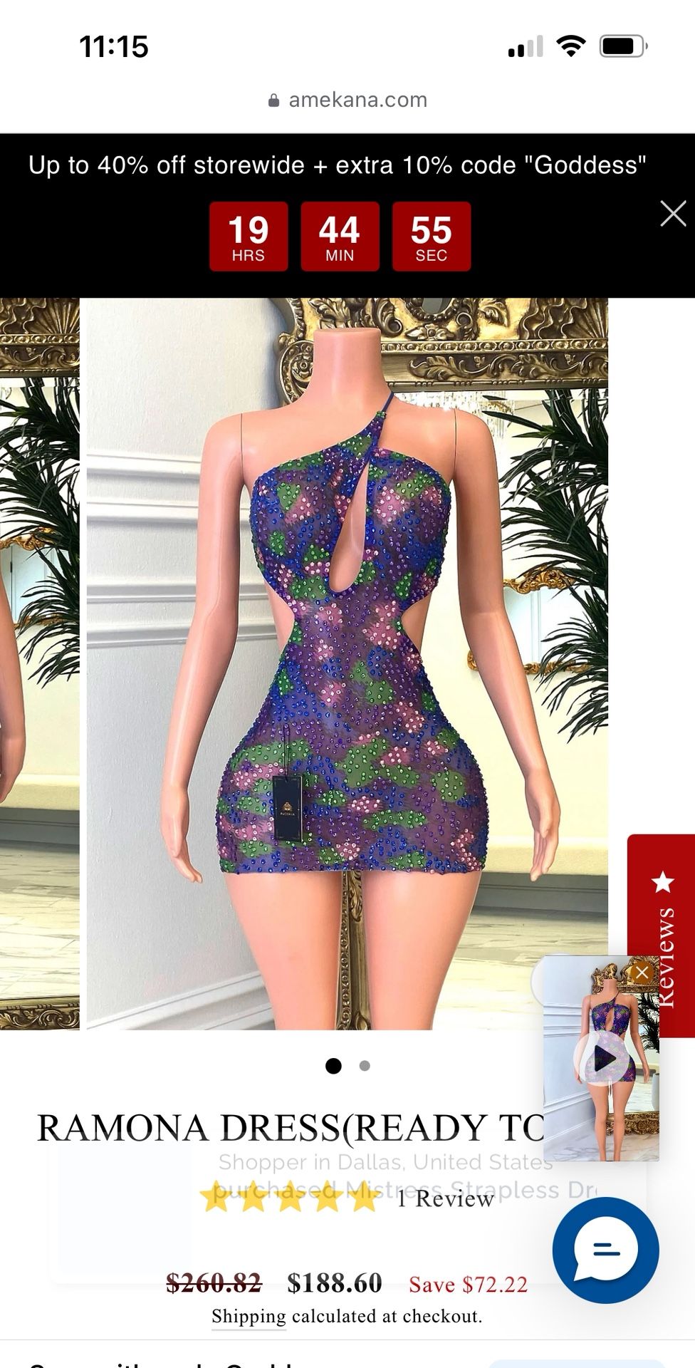 Diamond Birthday Dress