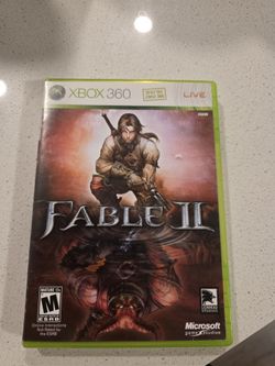 Xbox 360 Fable 2 II Box And Manual Only