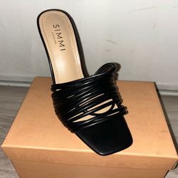Simmi London black heels size 7