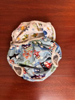 Adjustable Baby Water Diaper (set Of 2) 