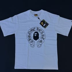 White Chrome Bape Tee