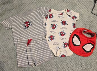 Baby Boy Spiderman set 3/6 months
