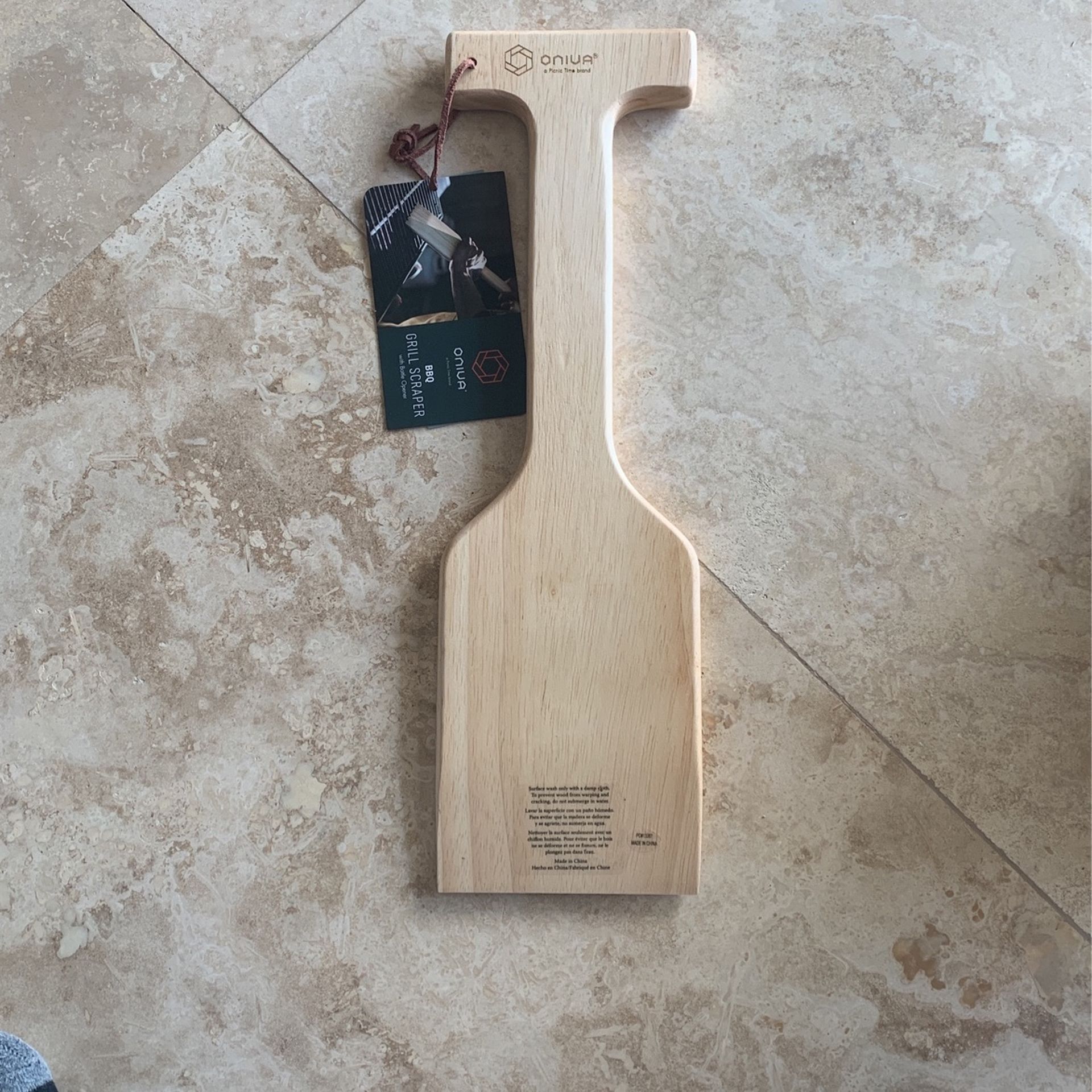 BBQ GRILL SCRAPER ( W/ bottle Opener) : NEW!